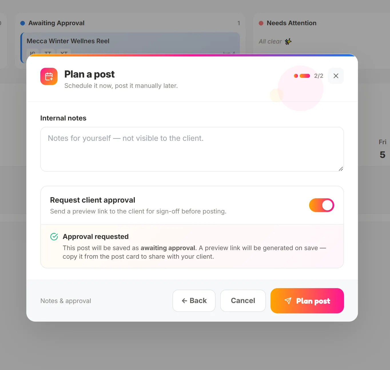 Request Approval Step